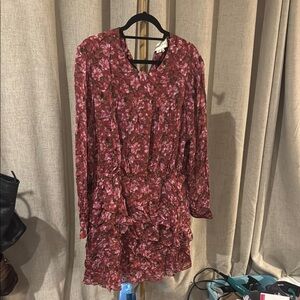 Sachin & Babi Floral Long Sleeve Dress